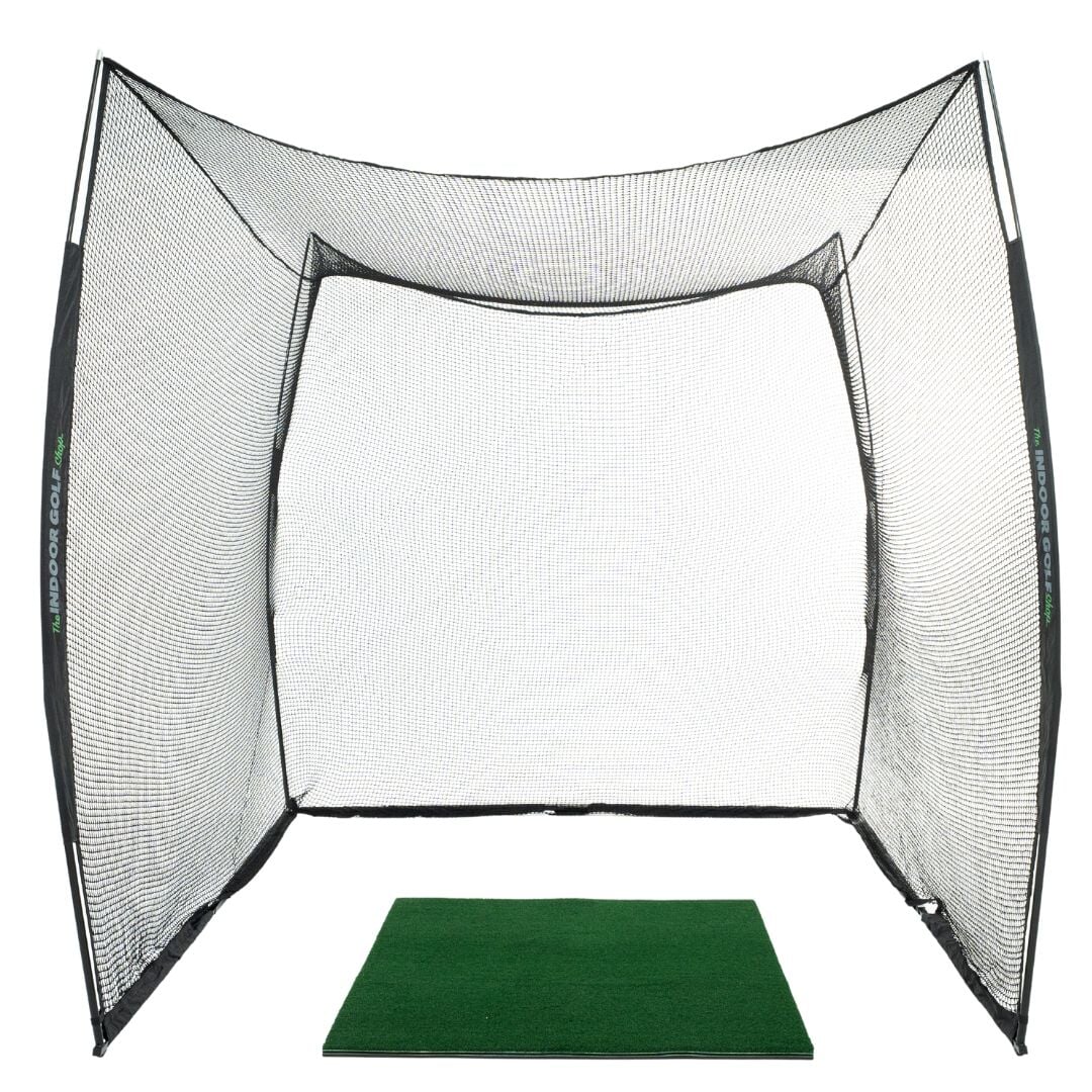 10x10x10 Golf net with 5x5 golf mat