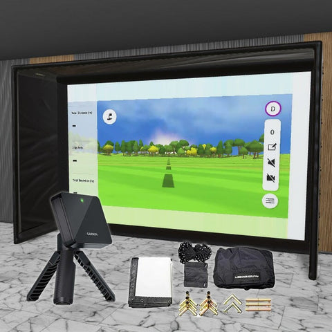 Garmin Approach R10 SIG DIY Golf Simulator Studio Package Golf Simulator Garmin 15'4" x 9'10" 5' (R10)