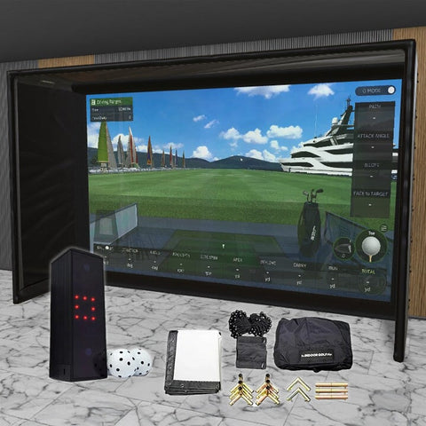 Square Golf SIG DIY Golf Simulator Studio Package Golf Simulator Square Golf 15'4" x 9'10" 5' (SG)