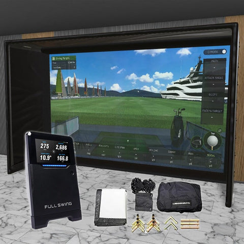 Full Swing Kit SIG DIY Golf Simulator Studio Package Golf Simulator Full Swing 15'4" x 9'10" 5' (FSK)