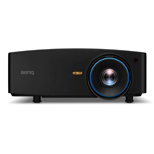 BenQ LK936ST Golf Simulator Projector, front view, showing the lens and the BenQ logo