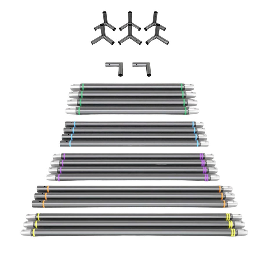 Color Coded Push Pin Poles and Connectors