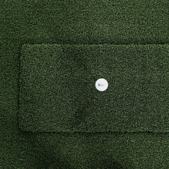 SIGPRO Softy hitting strip in mat with golf ball on tee inserted