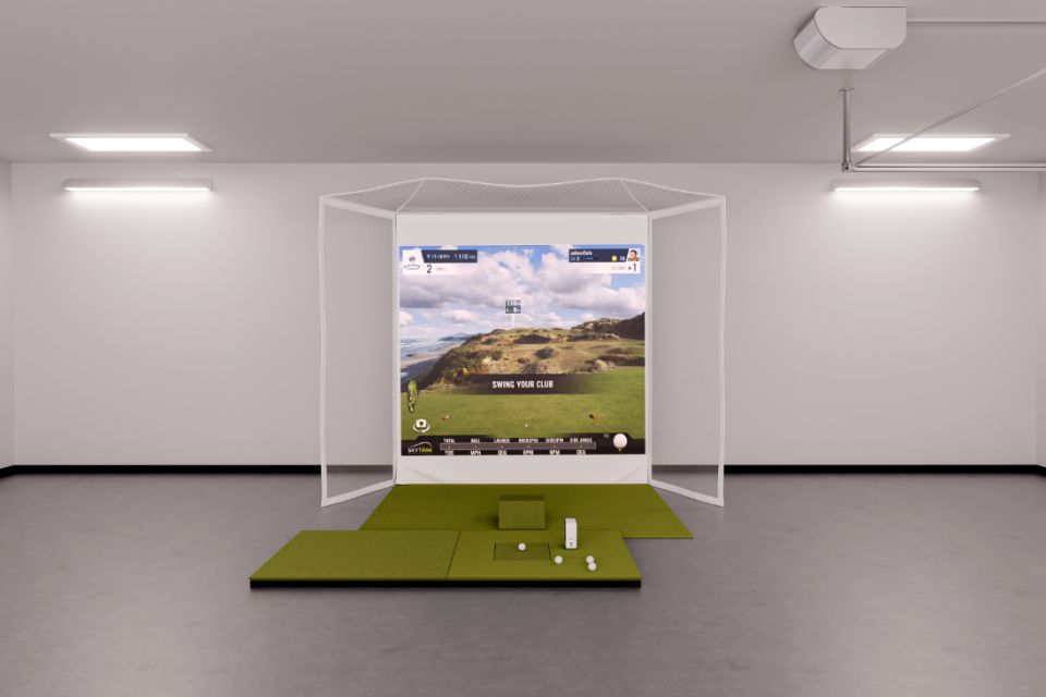 Best under $10,000 : SkyTrak Flex Space Package