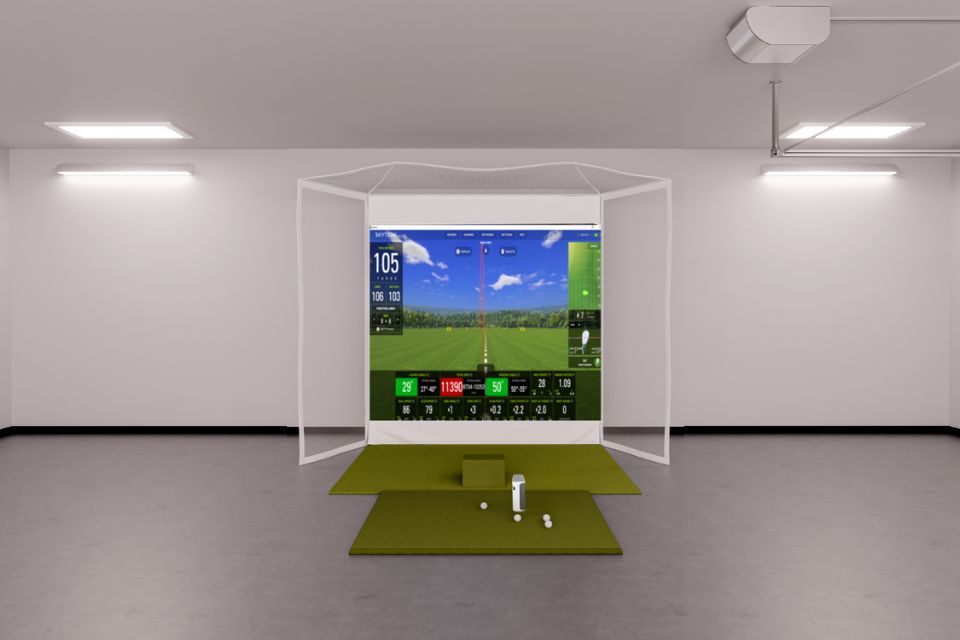 SkyTrak+ Flex Space Package