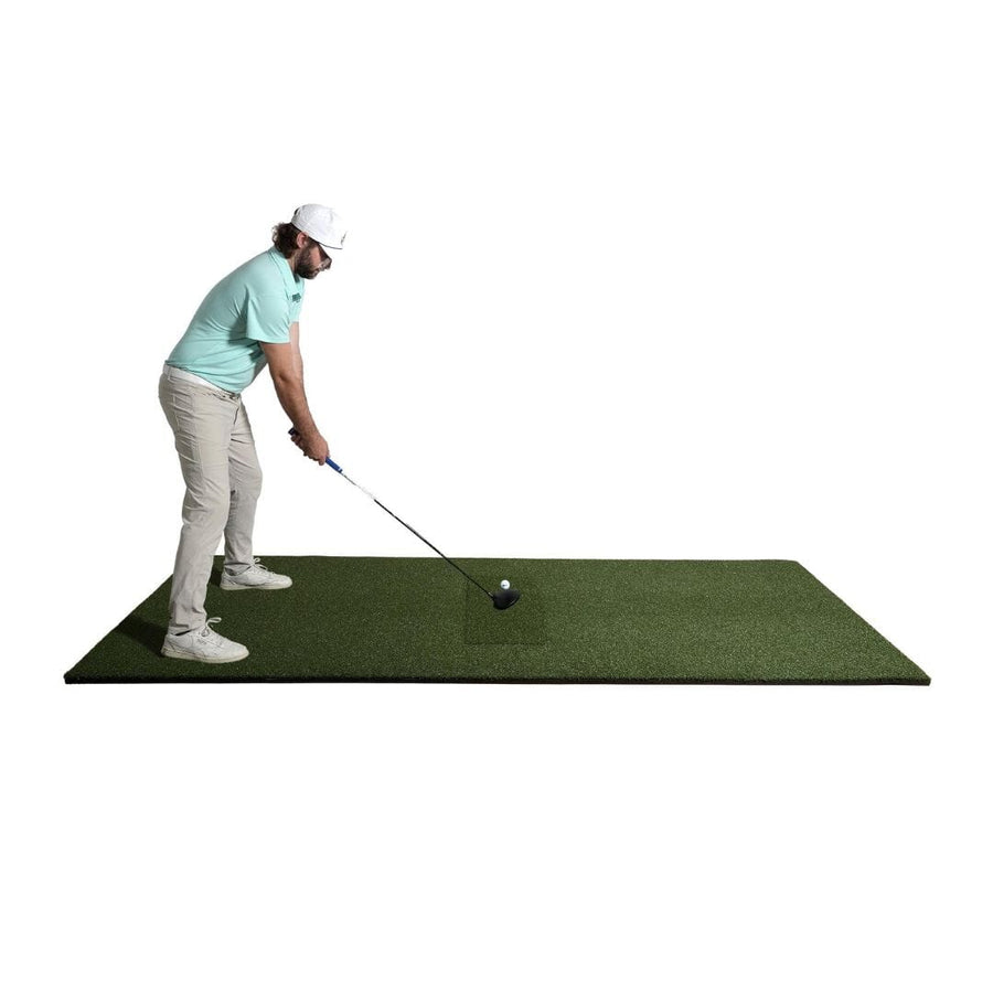 Softy Lite Golf Mat 4x10 with golfer