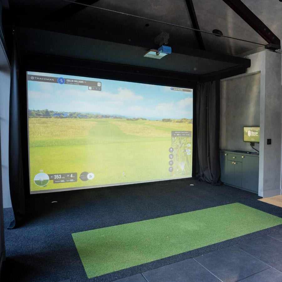 trackman iO custom design using a SIGPRO Premium Impact Screen