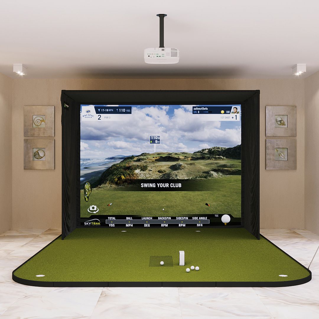 SkyTrak SIG10 Golf Simulator The Indoor Golf Shop – Indoor Golf