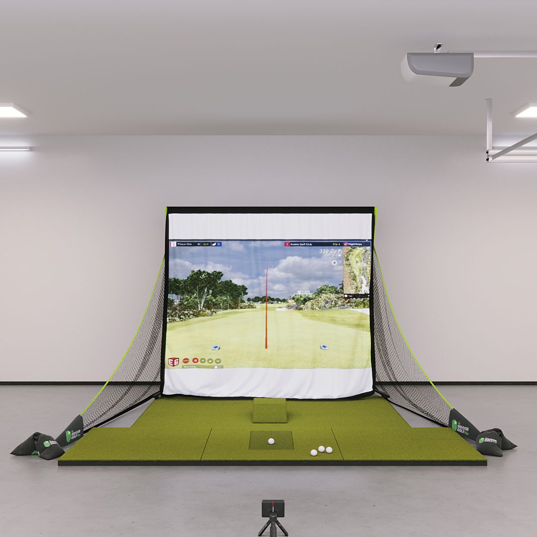 Garmin Approach R10 Bronze Golf Simulator Package Golf Simulator Garmin SIGPRO 4' x 10' 