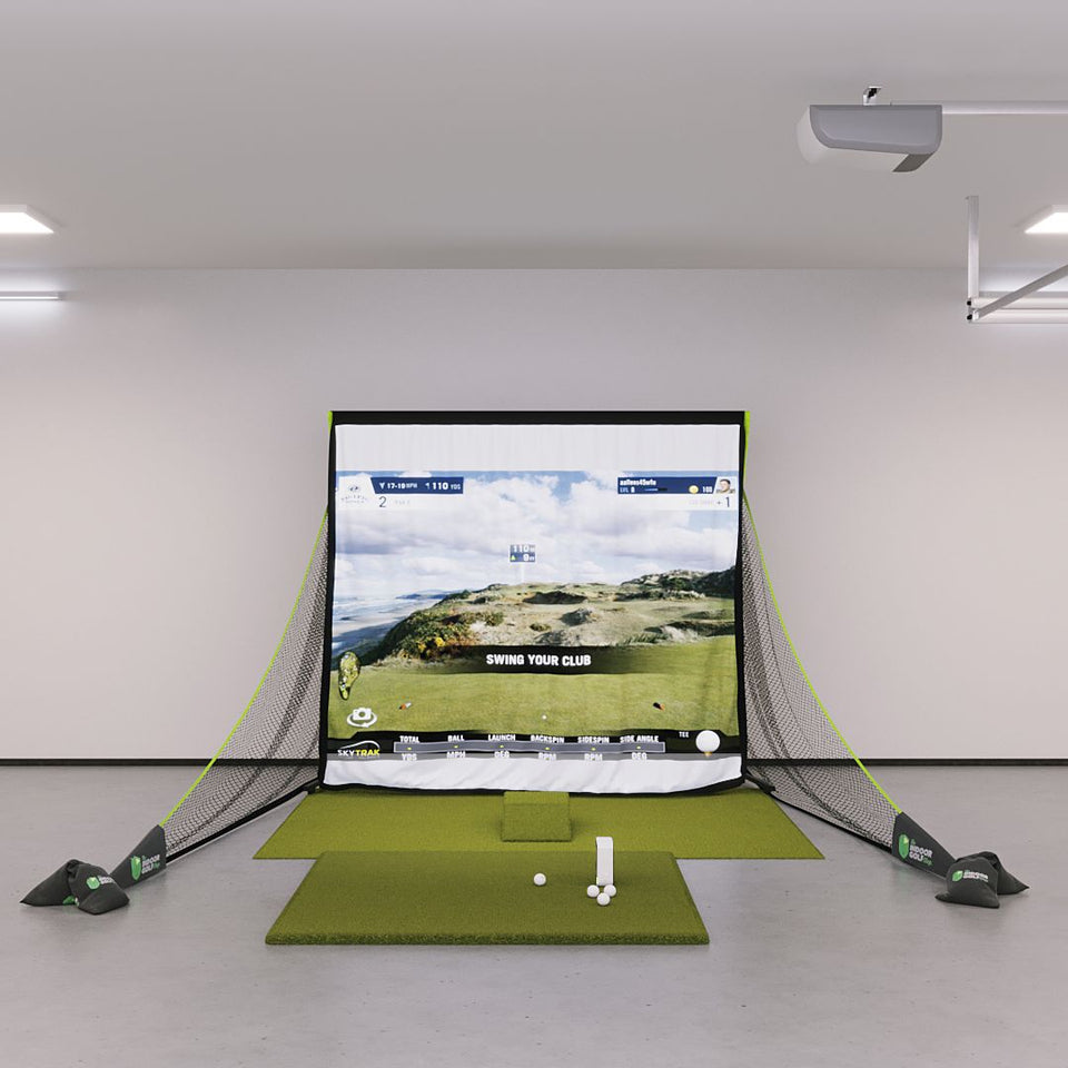 SkyTrak Bronze Golf Simulator Package Golf Simulator SkyTrak Fairway Series 5' x 5' None