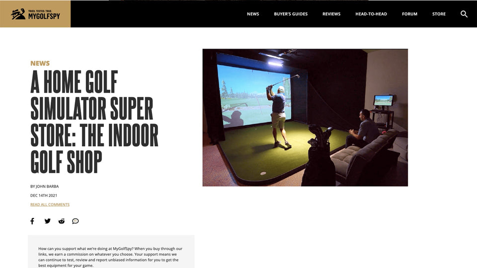 «A Golf Simulator Superstore» - MyGolfSpy