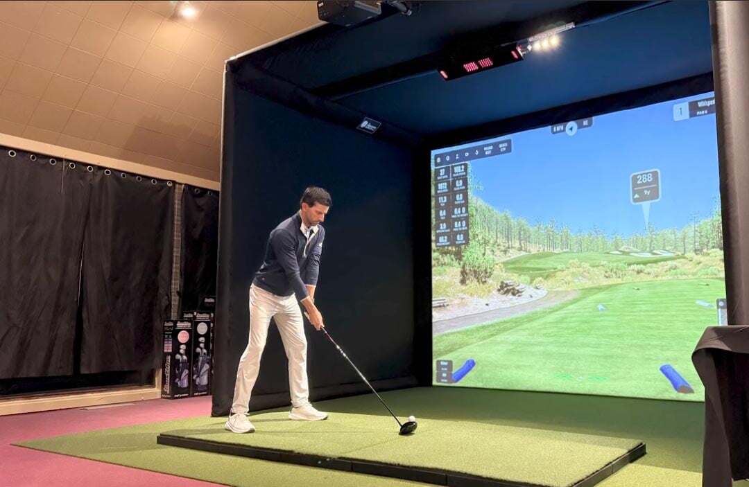 Driver on Uneekor EYE XO2 Commercial Enclosure