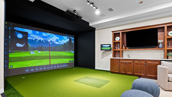 Uneekor EYE XO2 custom golf simulator build