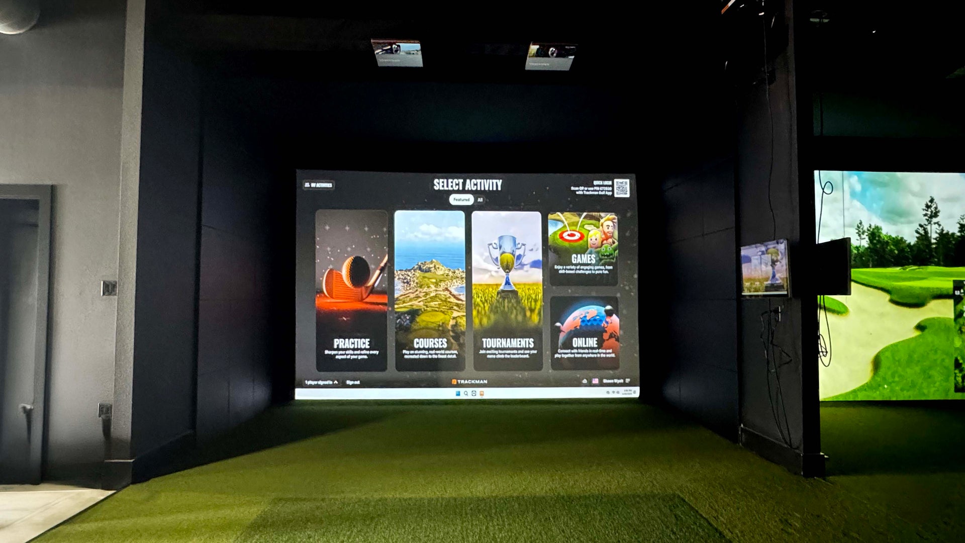 Trackman Golf Simulator