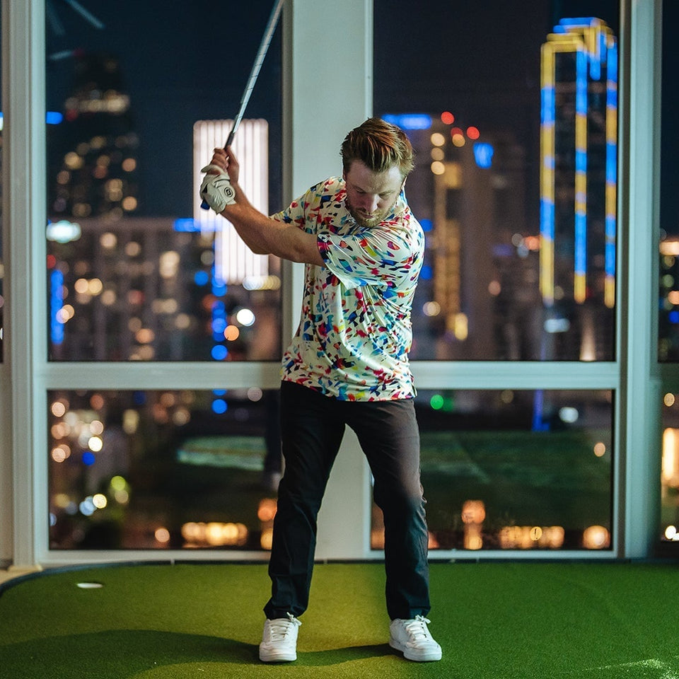 Golf Simulator in downtown condo