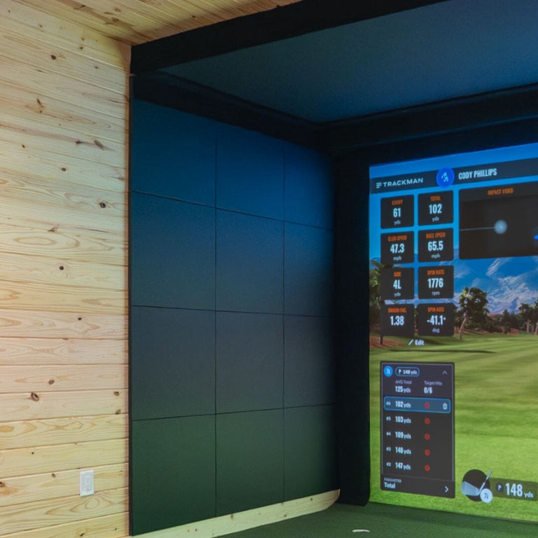 golf simulator wall panels