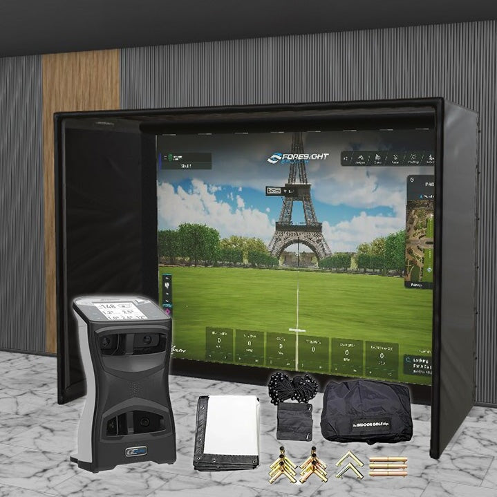 Foresight Sports GCQuad SIG DIY Golf Simulator Studio Package Golf Simulator Foresight Sports 10'10" x 8'4" x 5' (GCQ) 