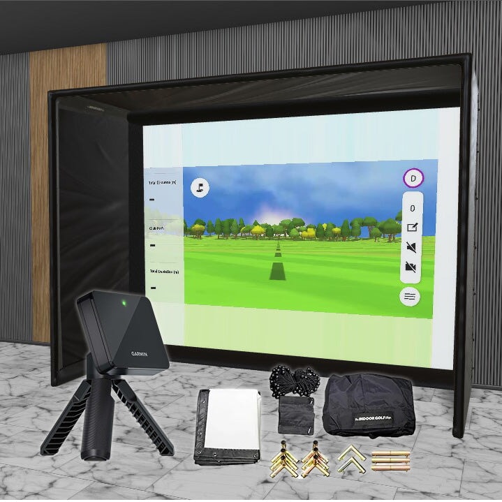 Garmin Approach R10 SIG DIY Golf Simulator Studio Package Golf Simulator Garmin 10'10" x 8'4" x 5' (R10) 