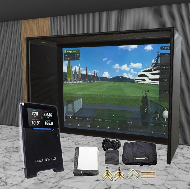 Full Swing Kit SIG DIY Golf Simulator Studio Package Golf Simulator Full Swing 10'10" x 8'4" x 5' (FSK) 