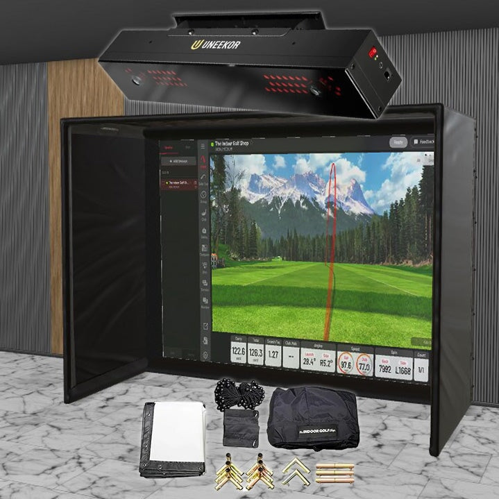 Ueekor EYE XR SIG DIY Golf Simulator Studio Package Golf Simulator Uneekor 10'10" x 8'4" x 5' (UXR) 