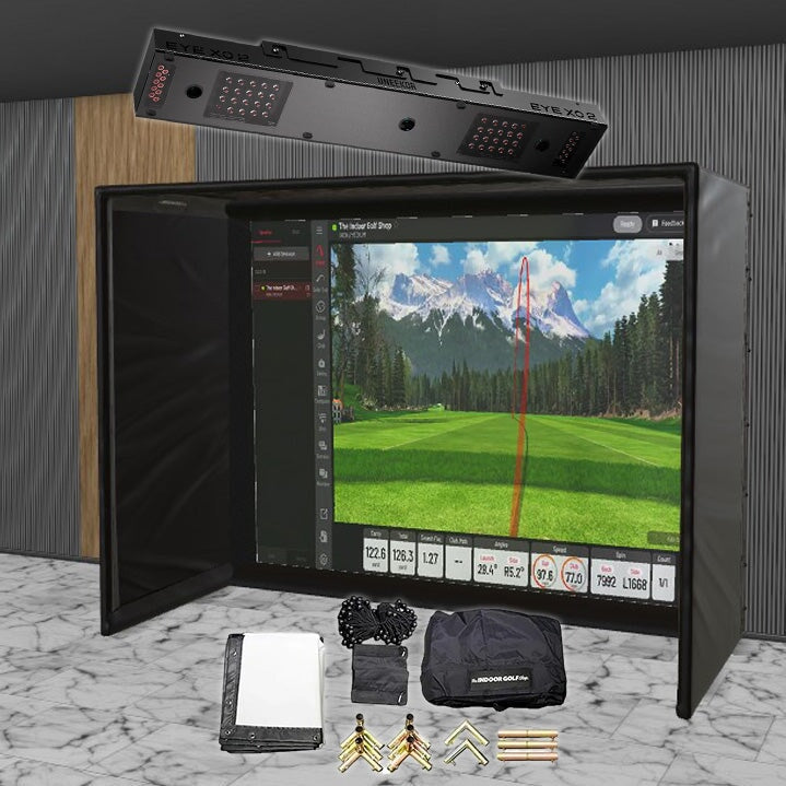 Ueekor EYE XO2 SIG DIY Golf Simulator Studio Package Golf Simulator Uneekor 10'10" x 8'4" x 5' (XO2) 