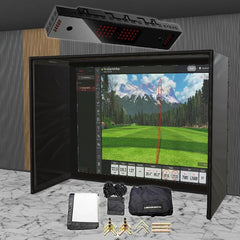 Uneekor EYE XO SIG DIY Golf Simulator Studio Package Golf Simulator Uneekor 10'10" x 8'4" x 5' (XO) 
