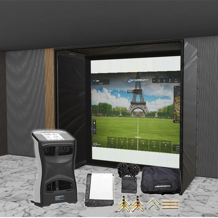 Foresight Sports GCQuad SIG DIY Golf Simulator Studio Package Golf Simulator Foresight Sports 10'4" x 10'4" x 5' (GCQ) 
