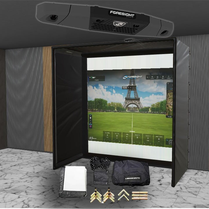 Foresight Falcon SIG DIY Golf Simulator Studio Package Golf Simulator Foresight Sports 10'4" x 10'4" x 5' (FN) 