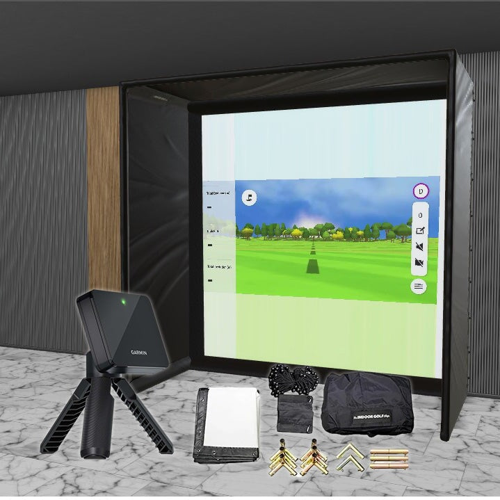 Garmin Approach R10 SIG DIY Golf Simulator Studio Package Golf Simulator Garmin 10'4" x 10'4" x 5' (R10) 