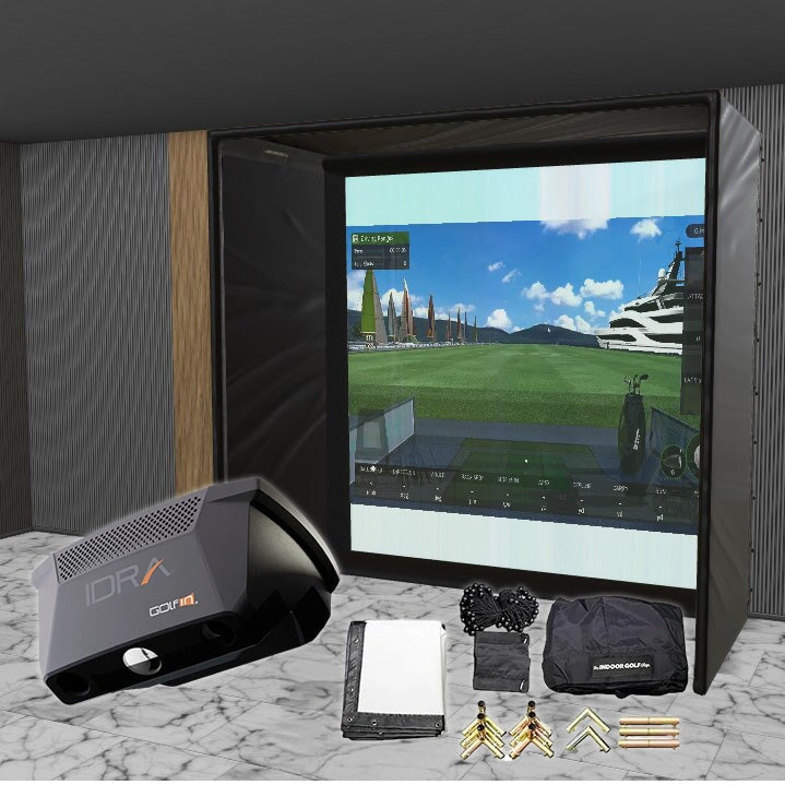 Golfin IDRA II SIG DIY Golf Simulator Studio Package Golf Simulator Golfin 10'4" x 10'4" x 5' (GFI) 