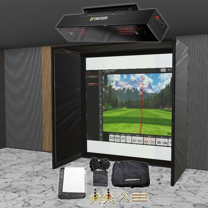 Ueekor EYE XR SIG DIY Golf Simulator Studio Package Golf Simulator Uneekor 10'4" x 10'4" x 5' (UXR) 