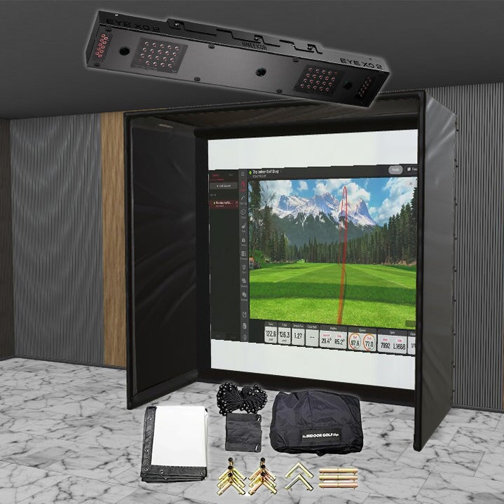 Ueekor EYE XO2 SIG DIY Golf Simulator Studio Package Golf Simulator Uneekor 10'4" x 10'4" x 5' (XO2) 