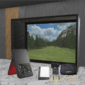 Swing Caddie SC4 SIG DIY Golf Simulator Studio Package Golf Simulator Voice Caddie 10'4" x 7'11" x 5' (SC4) 