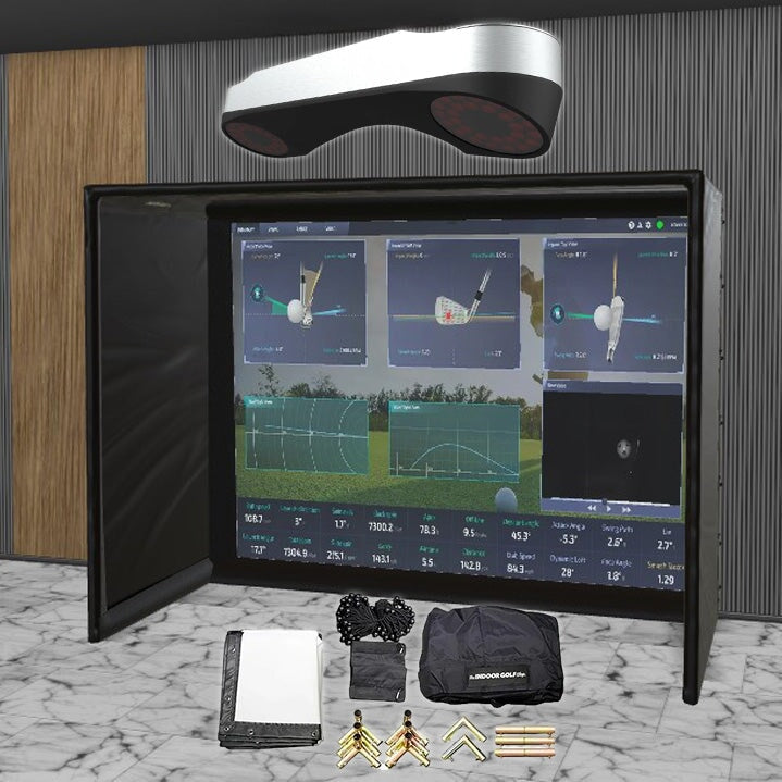 ProTee VX SIG DIY Golf Simulator Studio Package Golf Simulator Protee United 10'4" x 7'11" x 5' (PT) 