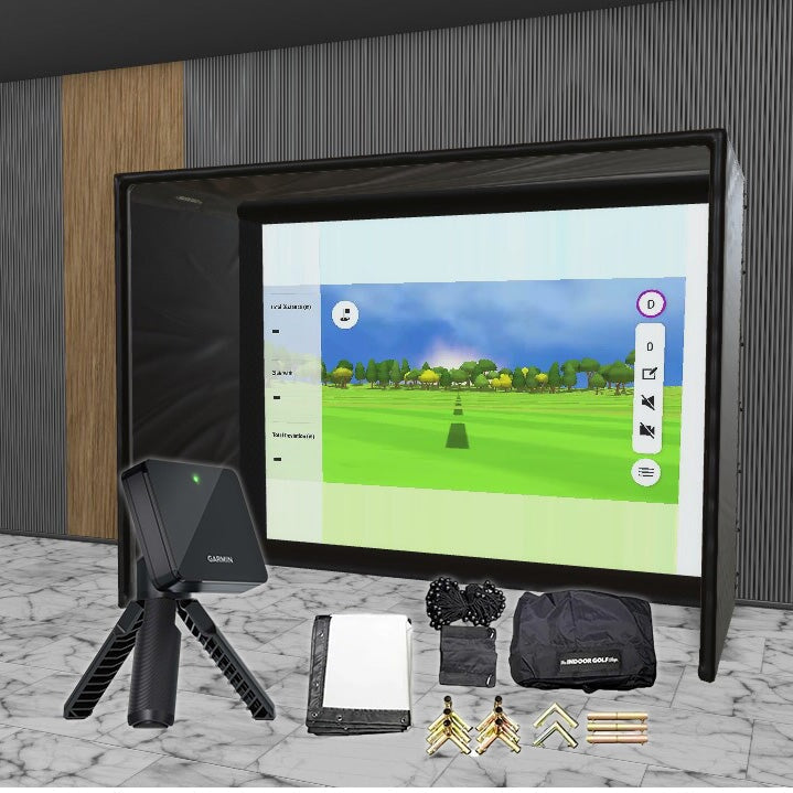 Garmin Approach R10 SIG DIY Golf Simulator Studio Package Golf Simulator Garmin 10'4" x 7'11" x 5' (R10) 