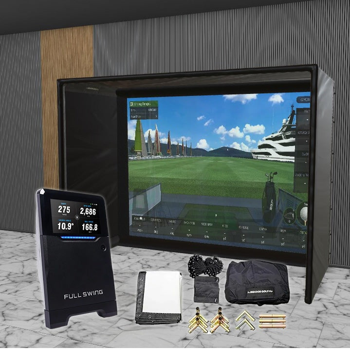 Full Swing Kit SIG DIY Golf Simulator Studio Package Golf Simulator Full Swing 10'4" x 7'11" x 5' (FSK) 
