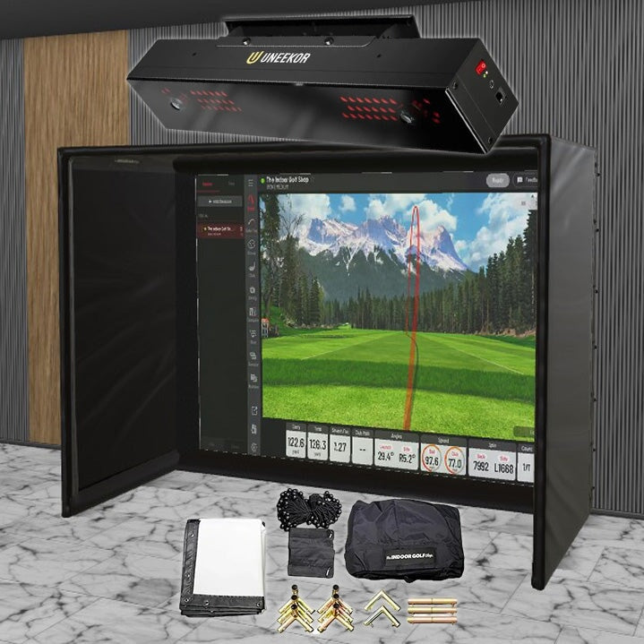 Ueekor EYE XR SIG DIY Golf Simulator Studio Package Golf Simulator Uneekor 10'4" x 7'11" x 5' (UXR) 
