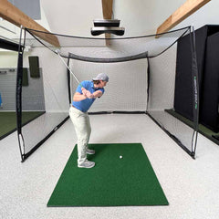 10x8x10 Golf Net with golfer