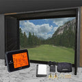 Swing Caddie SC300i SIG DIY Golf Simulator Studio Package Golf Simulator Voice Caddie 12'10" x 9'10" x 5' (SC3) 