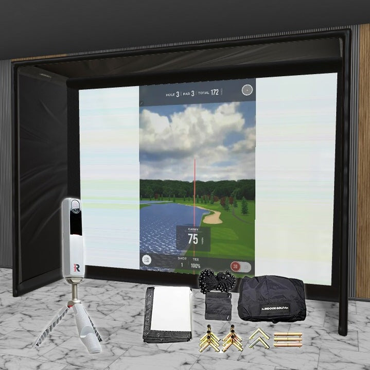 Rapsodo MLM2PRO SIG DIY Golf Simulator Studio Package Golf Simulator Rapsodo 12'10" x 9'10" x 5' (MLM) 