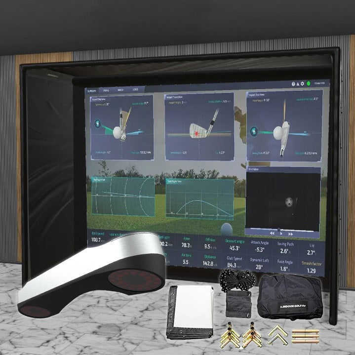 ProTee VX SIG DIY Golf Simulator Studio Package Golf Simulator Protee United 12'10" x 9'10" x 5' (PT) 