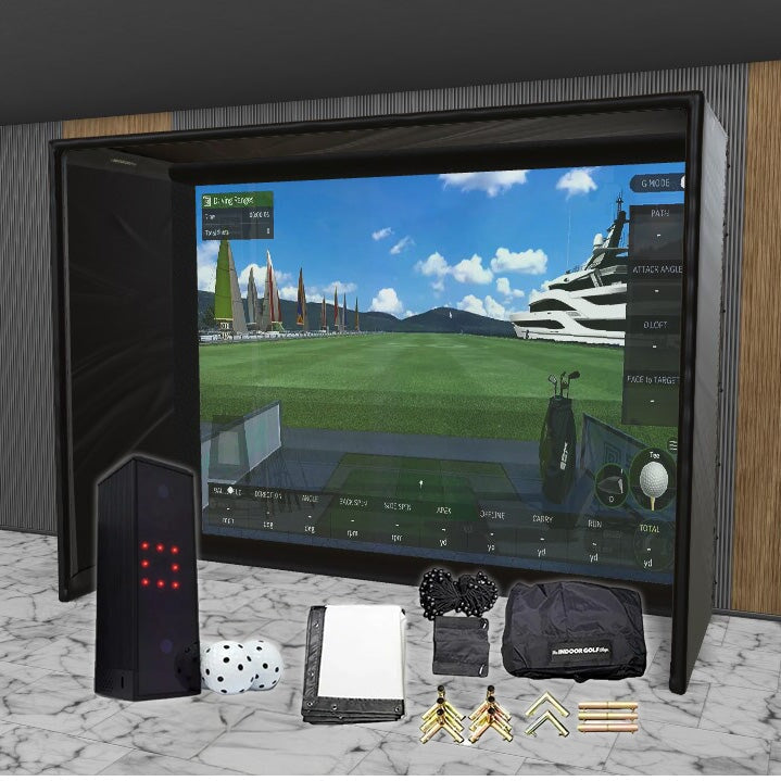 Square Golf SIG DIY Golf Simulator Studio Package Golf Simulator Square Golf 12'10" x 9'10" x 5' (SG) 