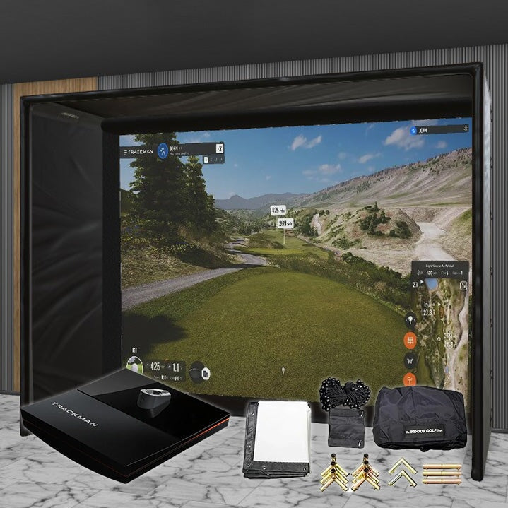 Trackman iO SIG DIY Golf Simulator Studio Package Golf Simulator Trackman 12'10" x 9'10" x 5' (iO) 
