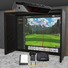 Uneekor EYE XO SIG DIY Golf Simulator Studio Package Golf Simulator Uneekor 12'10" x 9'10" x 5' (XO) 