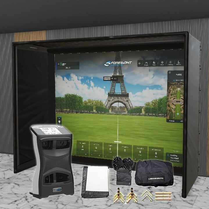 Foresight Sports GCQuad SIG DIY Golf Simulator Studio Package Golf Simulator Foresight Sports 12'2" x 9'4" x 5' (GCQ) 