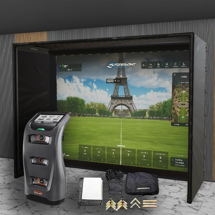 Bushnell Launch Pro SIG DIY Golf Simulator Studio Package Golf Simulator Bushnell Golf 12'2" x 9'4" x 5' (BLP) 