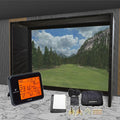 Swing Caddie SC300i SIG DIY Golf Simulator Studio Package Golf Simulator Voice Caddie 12'2" x 9'4" x 5' (SC3) 
