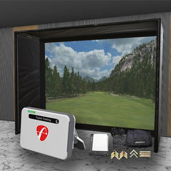 Flightscope Mevo + SIG DIY Golf Simulator Studio Package Golf Simulator Flightscope 12'2" x 9'4" x 5' (MV) 