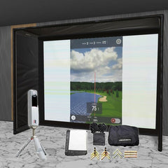 Rapsodo MLM2PRO SIG DIY Golf Simulator Studio Package Golf Simulator Rapsodo 12'2" x 9'4" x 5' (MLM) 