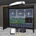 ProTee VX SIG DIY Golf Simulator Studio Package Golf Simulator Protee United 12'2" x 9'4" x 5' (PT) 